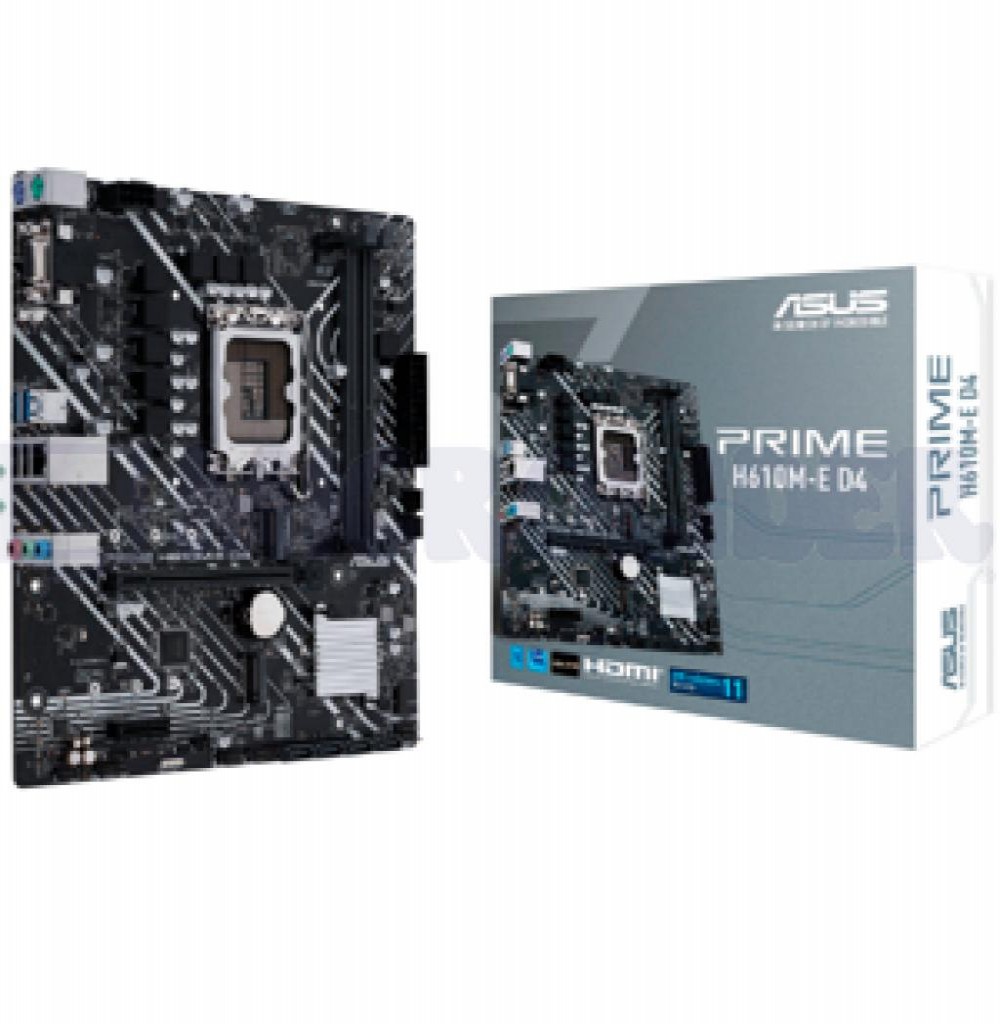 Placa Mae Intel (1700) Asus H610M-E Prime D4