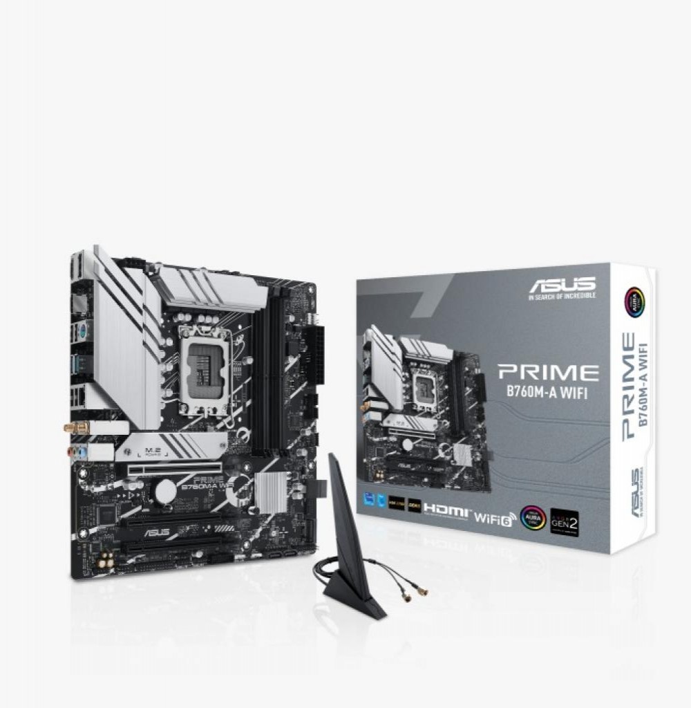 Placa Mãe Intel (1700) Asus B760M-A Prime DDR5 Wifi