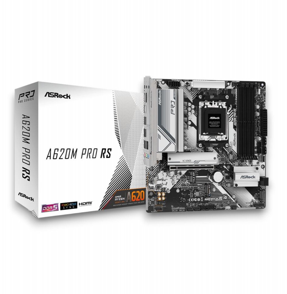 Placa Mãe AMD (AM5) Asrock A620M Pro Rs DDR5