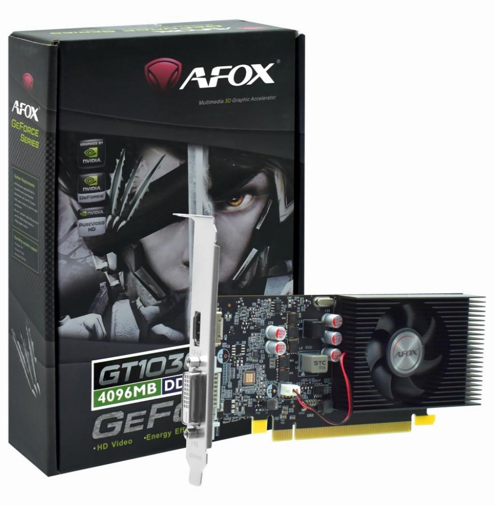Placa de Vídeo  4GB Exp. Gf-1030 Afox DDR4 AF1030-4096D4L5