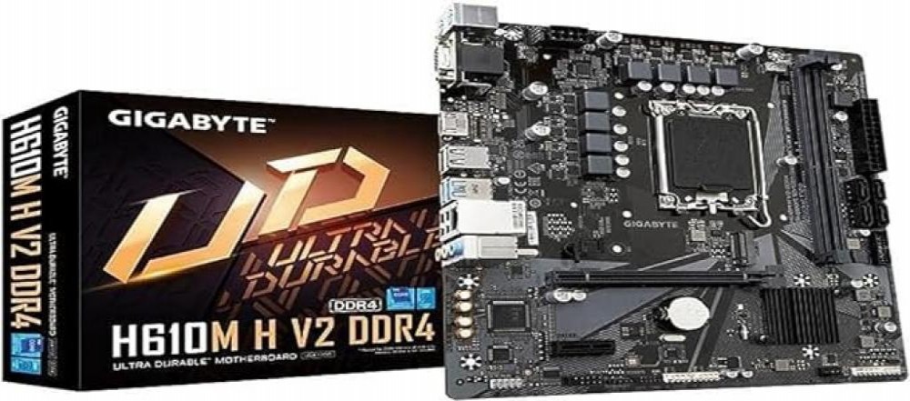 Placa Mãe Intel (1700) Gigabyte H610M H V2 DDR4