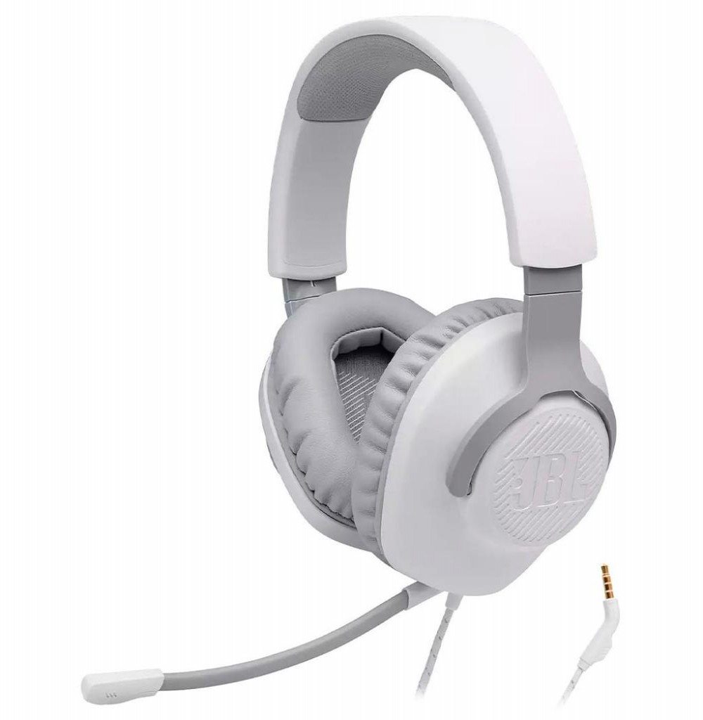 Fone JBL Quantum Gaming 100 3.5mm Branco