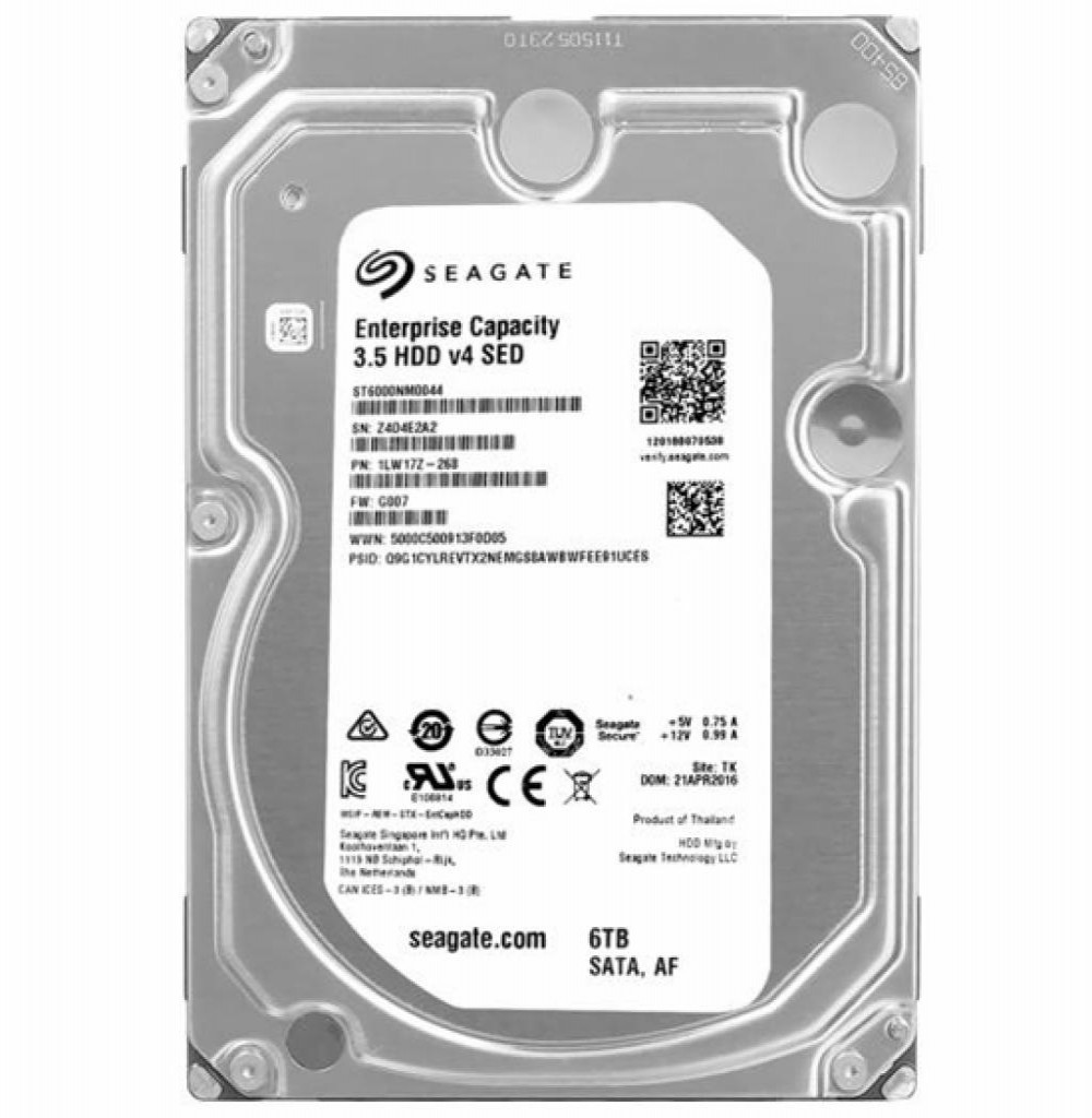 HD SATA3  6TB Seagate Enterprise Pull ST6000NM0044