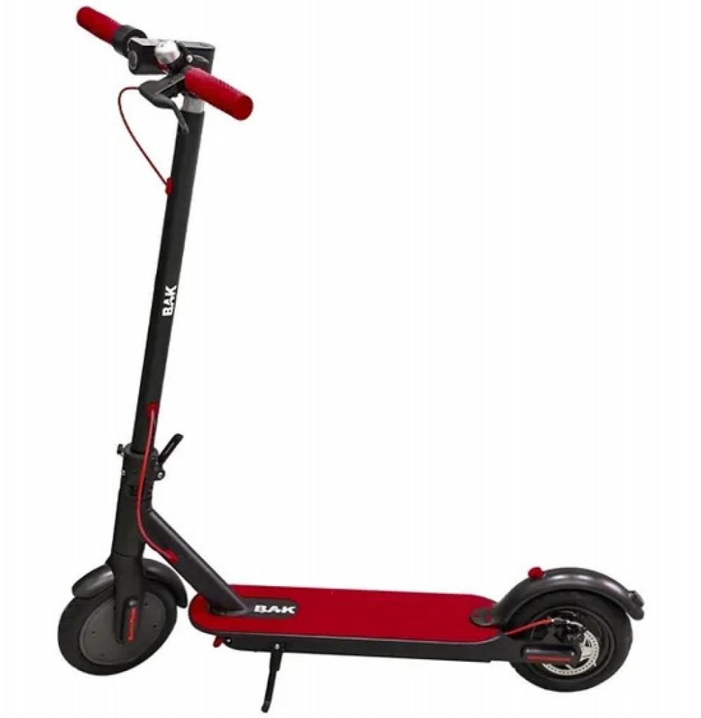 Patinete Bak BK-SC001  8.5" Preto/Vermelho    