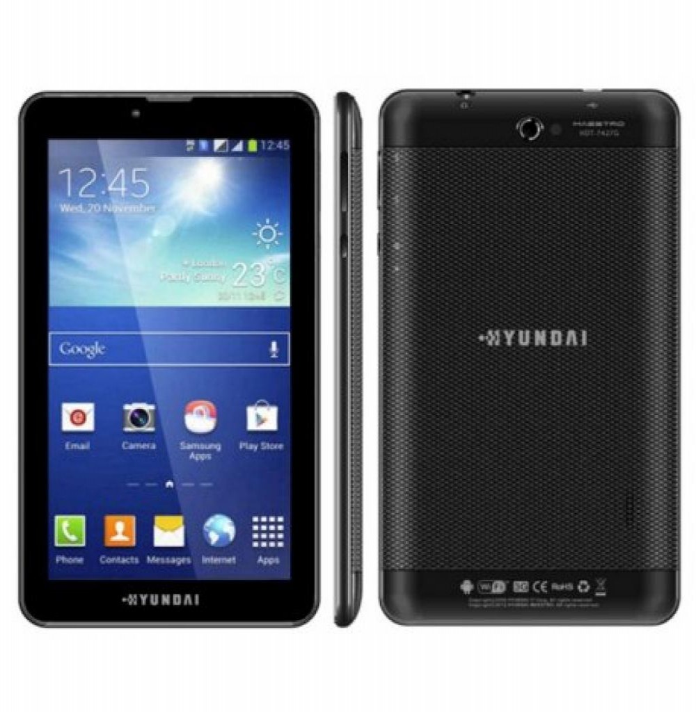 Tablet Hyundai HDT-7427G 7" 8GB 3G 7.0 Preto