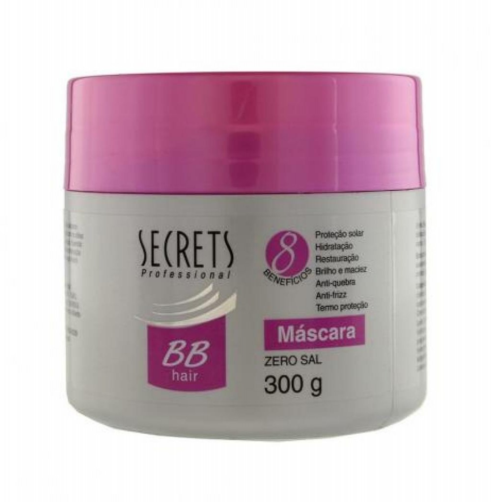 Máscara Secrets Professional BB Hair Sem Sal 300GR