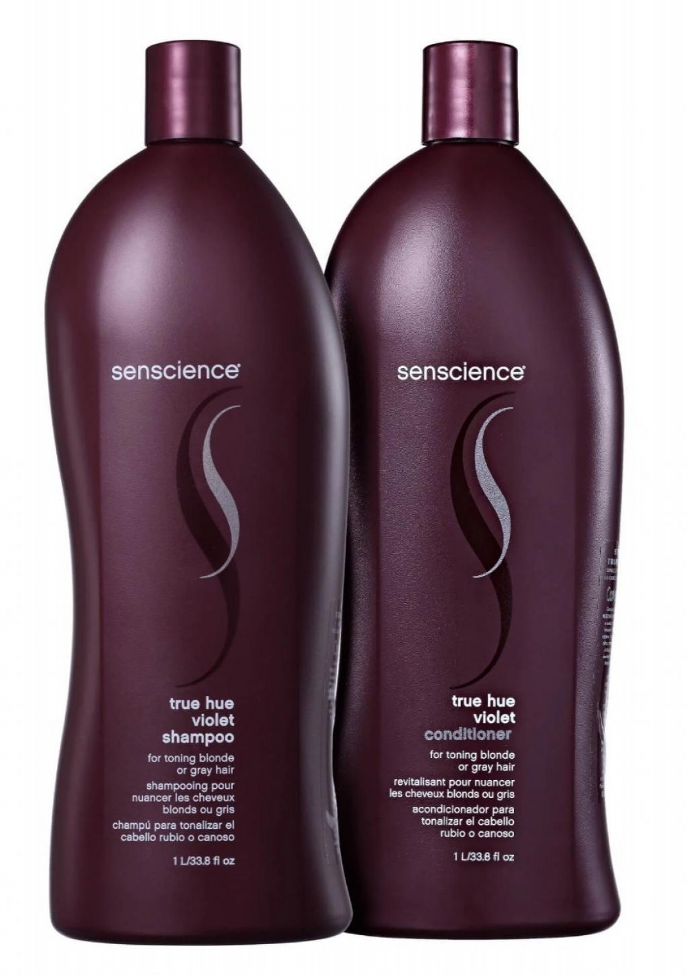 Kit Senscience Shampoo + Condicionador True Hue Violet 1 Litro