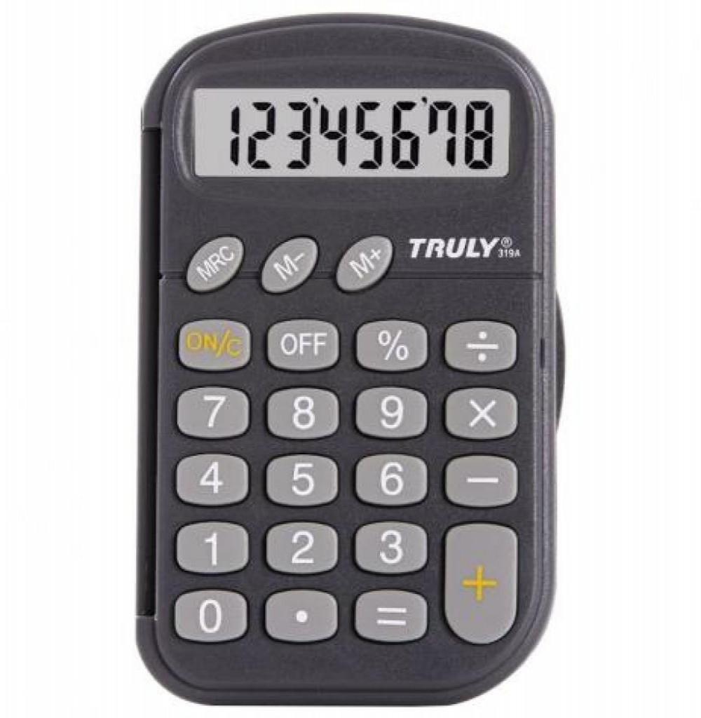 Calculadora Truly 319A 8 Dígitos Pequena