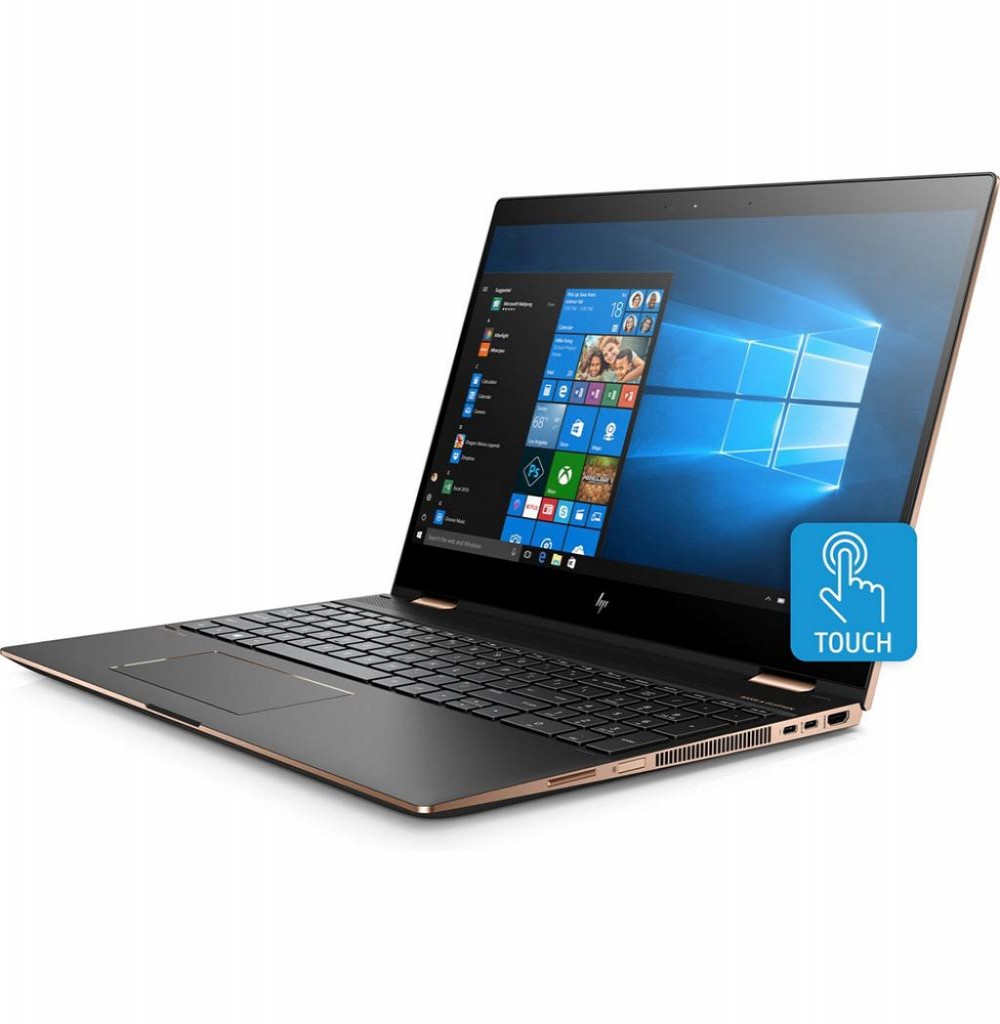 Notebook HP Spectre 15-CH010CA i7-8550U/ 12GB/ 360SSD/ 15P/ Tou/ 2GV/ W10 Nvidia MX150 Prata X360
