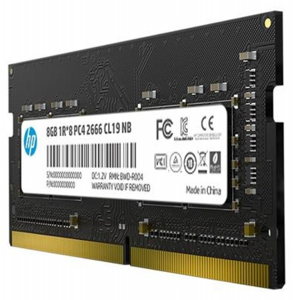 Memória Para Notebook HP S1 7EH98AA DDR4  8GB 2666MHZ