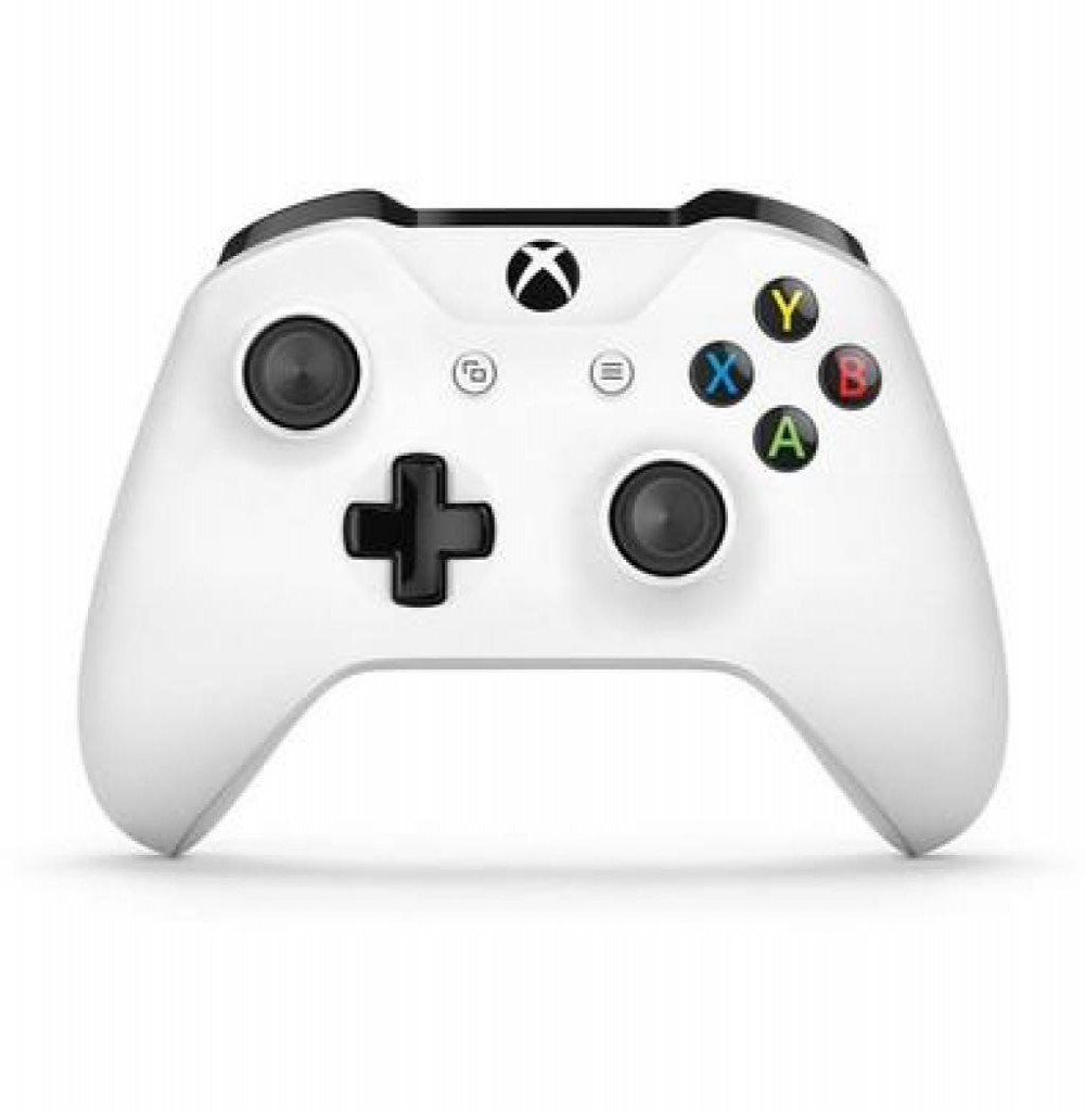 Controle Microsoft Xbox One S Branco Wireless