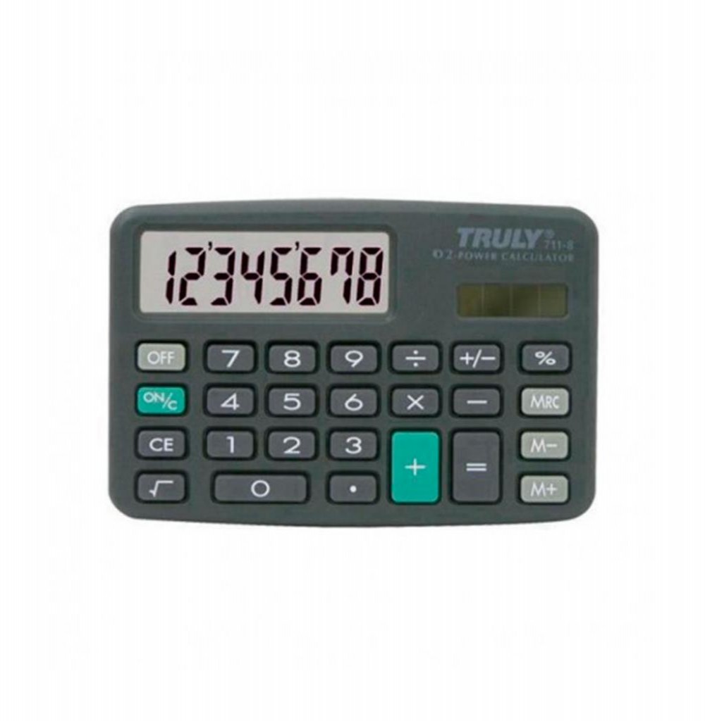 Calculadora Truly 711-B 8 Dígitos Pequeno