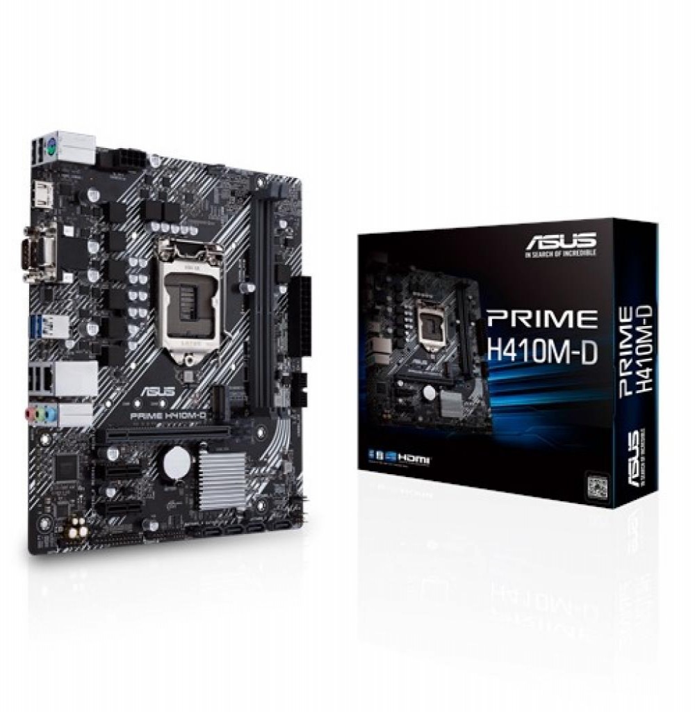 Placa-Mãe Asus H410M-D Prime Intel (1200)