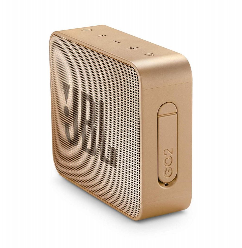 Speaker JBL Go 2 com Bluetooth/Auxiliar Bateria de 730 mAh - Champagne 