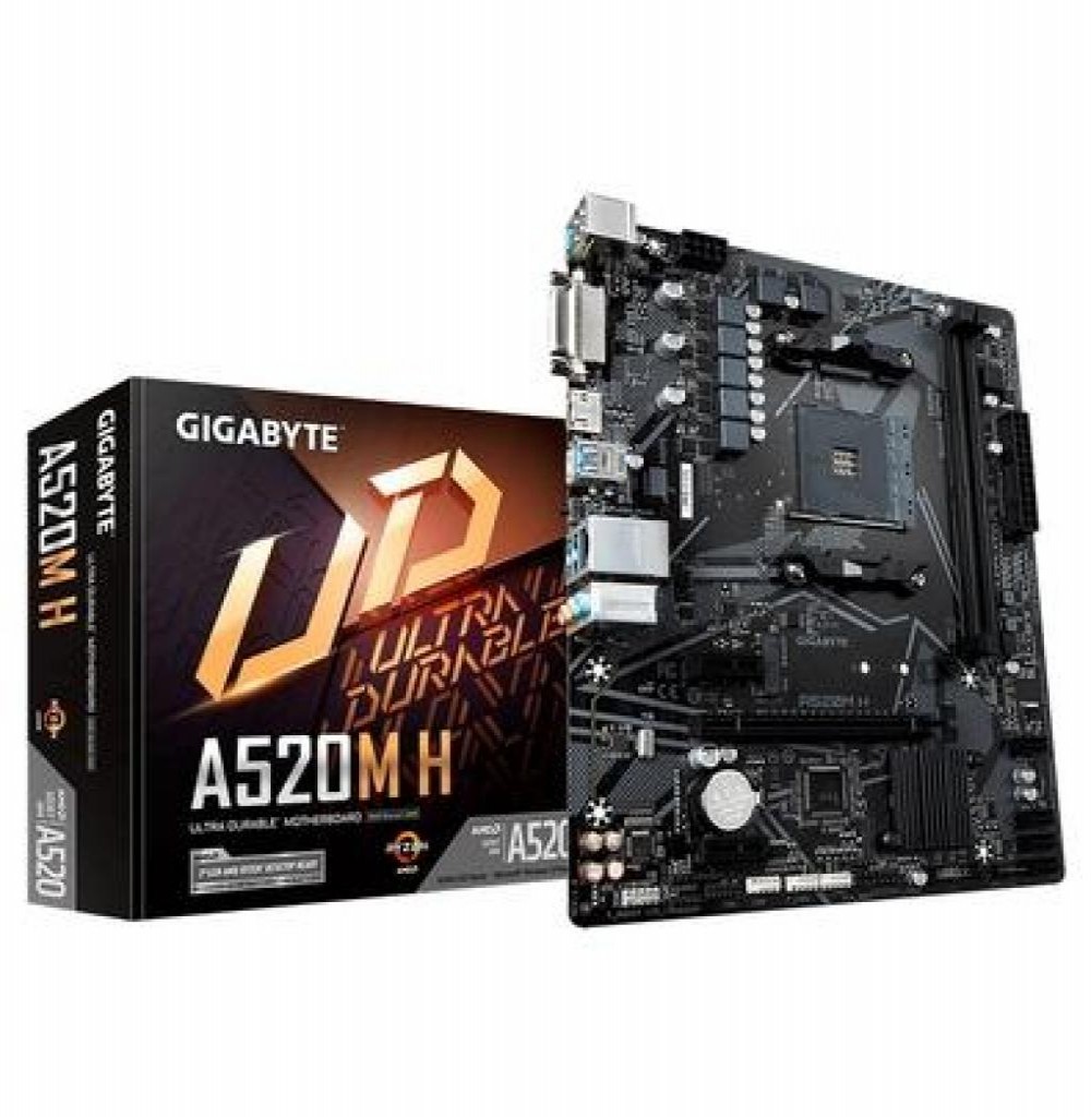 Placa Mãe Gigabyte A520M-H AMD (AM4)