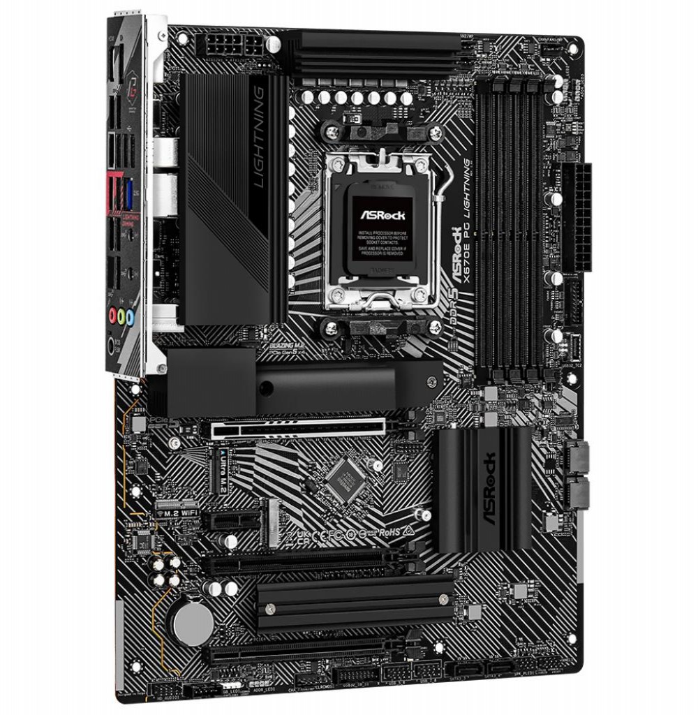 Placa Mae AMD (AM5) ASROCK X670E PG LIGHTNING DDR5 Placa Mae AMD (AM5) ASROCK X670E PG LIGHTNING DDR5