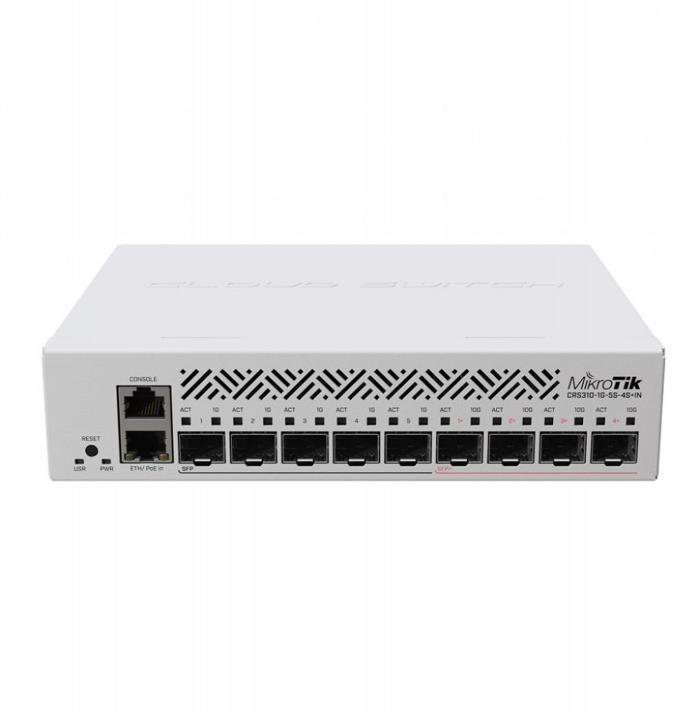 Mikrotik Cloud Router Switch CRS310-1G-5S-4S+IN L5