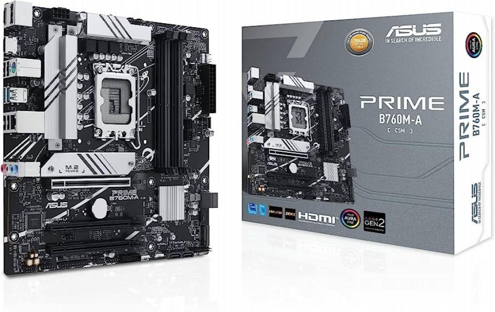 Placa Mãe Intel (1700) Asus B760M-A Prime DDR5