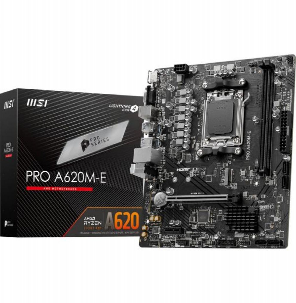 Placa Mãe AMD (AM5) Msi A620M-E Pro DDR5