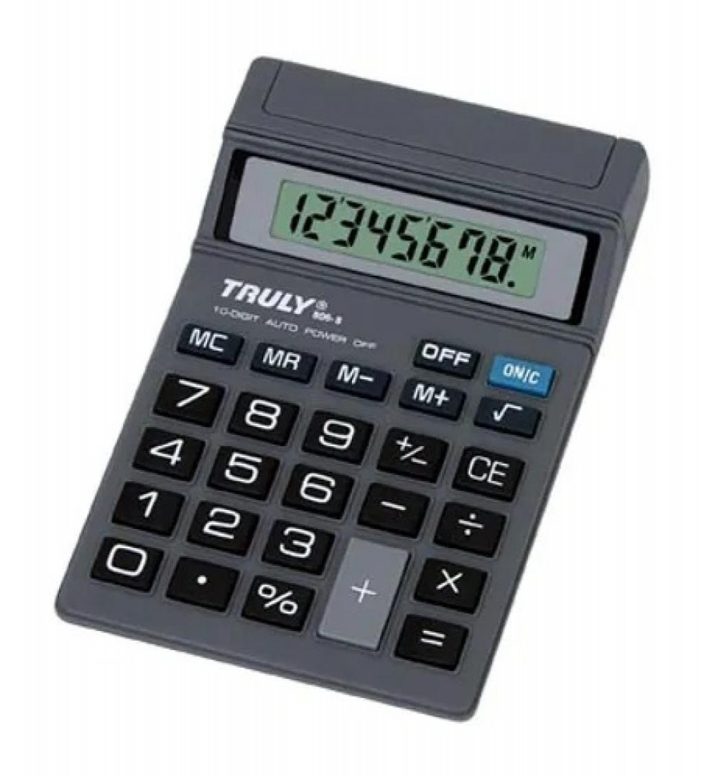 Calculadora Truly 806-10 10 Dígitos Media