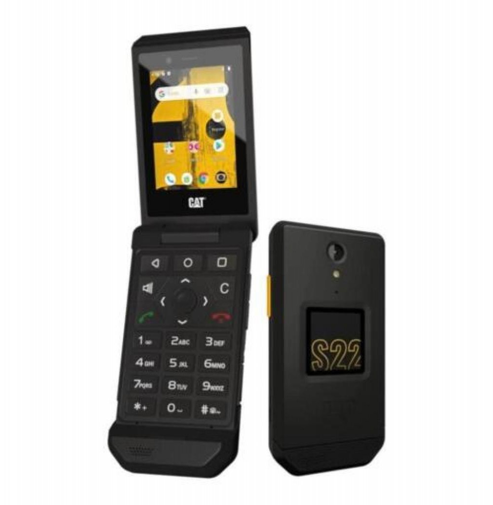 Celular Caterpillar S22 Flip 2/16GB (Inglês-Espanhol) Preto