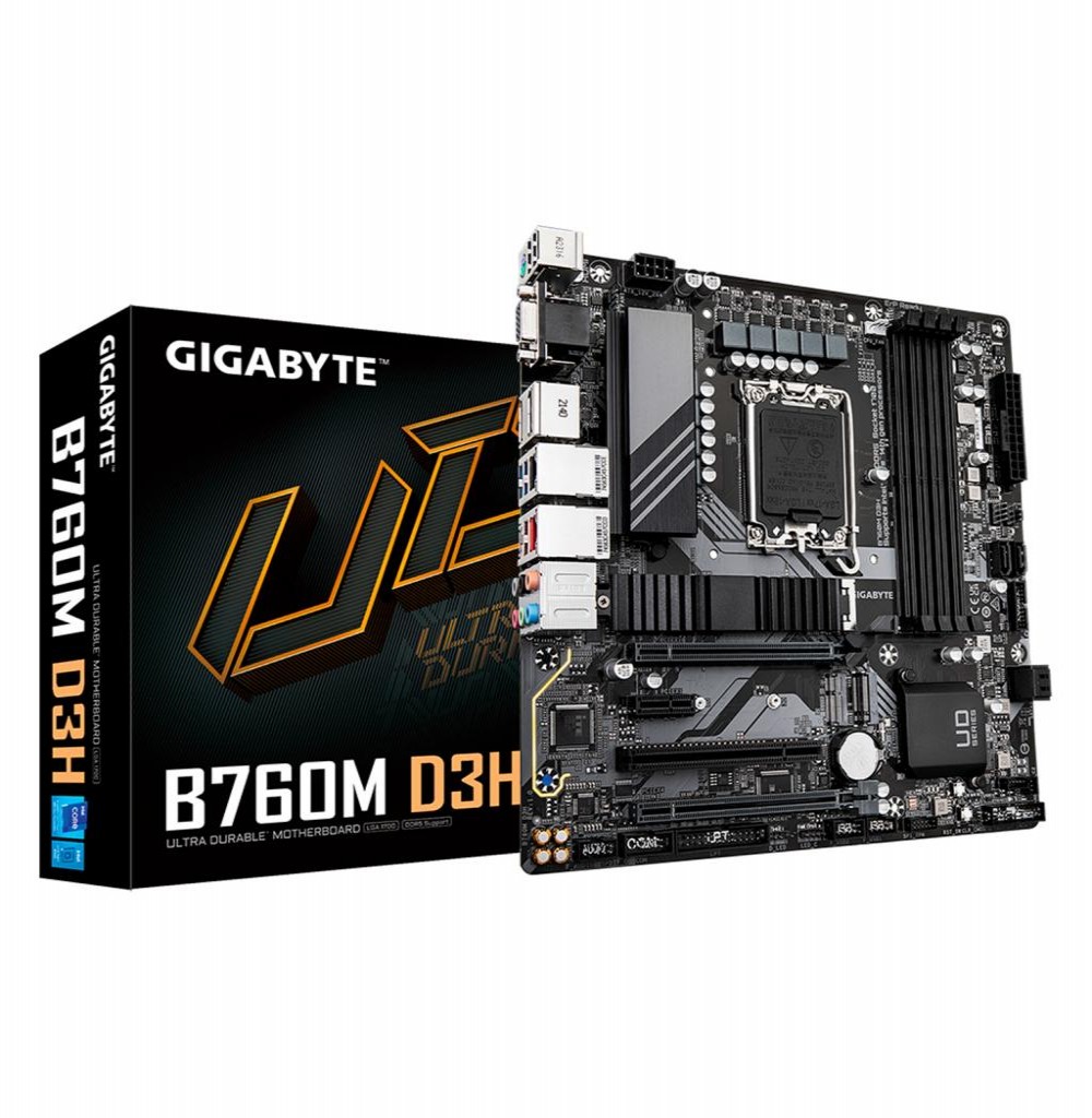 Placa Mãe Intel (1700) Gigabyte B760M D3H DDR5