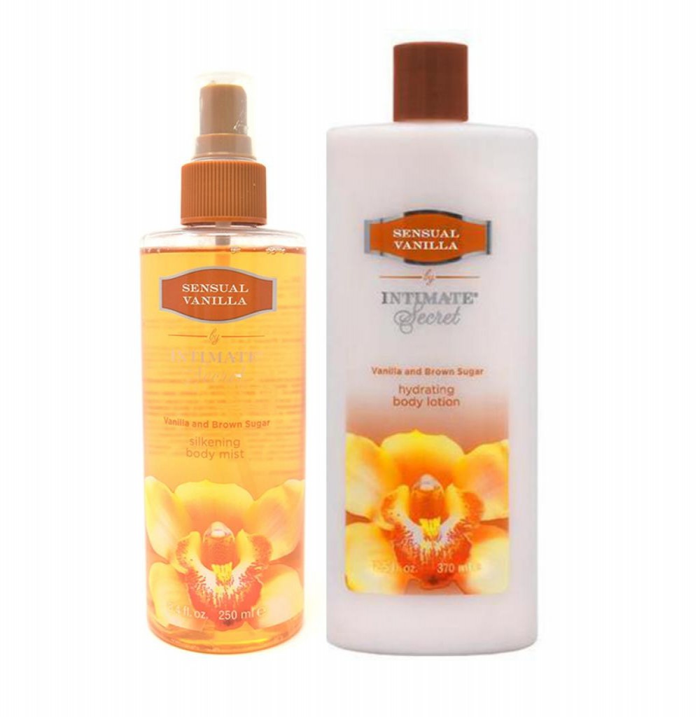 Kit Loção + Splash Sensual Vanilla Intimate Secret