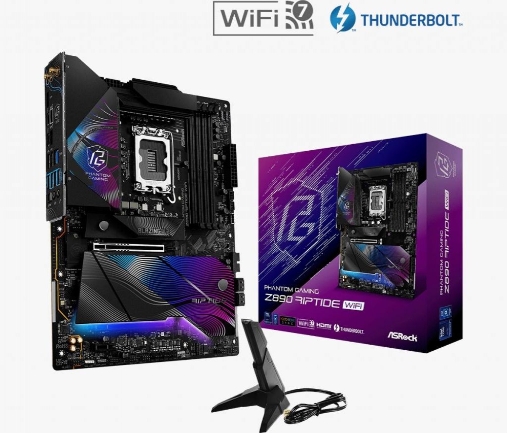 Placa Mãe Intel (1851) Asrock Z890 Riptide DDR5 Wifi