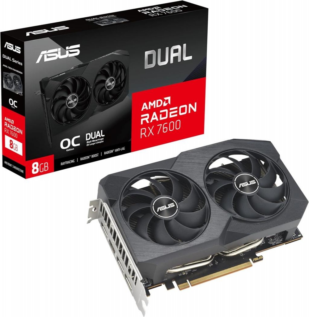 Placa de Vídeo 8GB EXP. RX7600 Biostar Ultimate Gaming OC VA76S6RM81 Placa de Vídeo 8GB EXP. RX7600 Biostar Ultimate Gaming OC VA76S6RM81