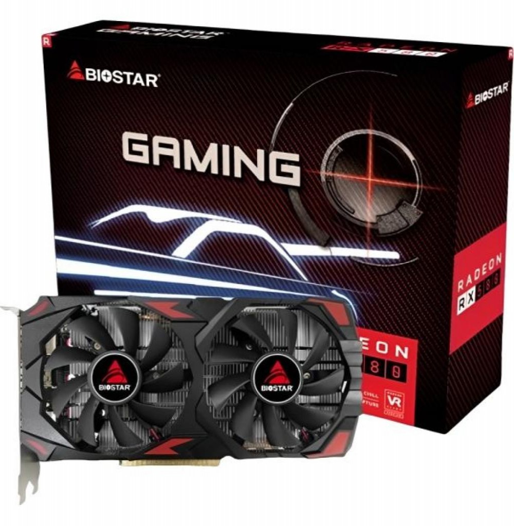Placa De Video 8gb Exp. Rx580 Biostar Gaming VA5815RQ82 Placa De Video 8gb Exp. Rx580 Biostar Gaming VA5815RQ82