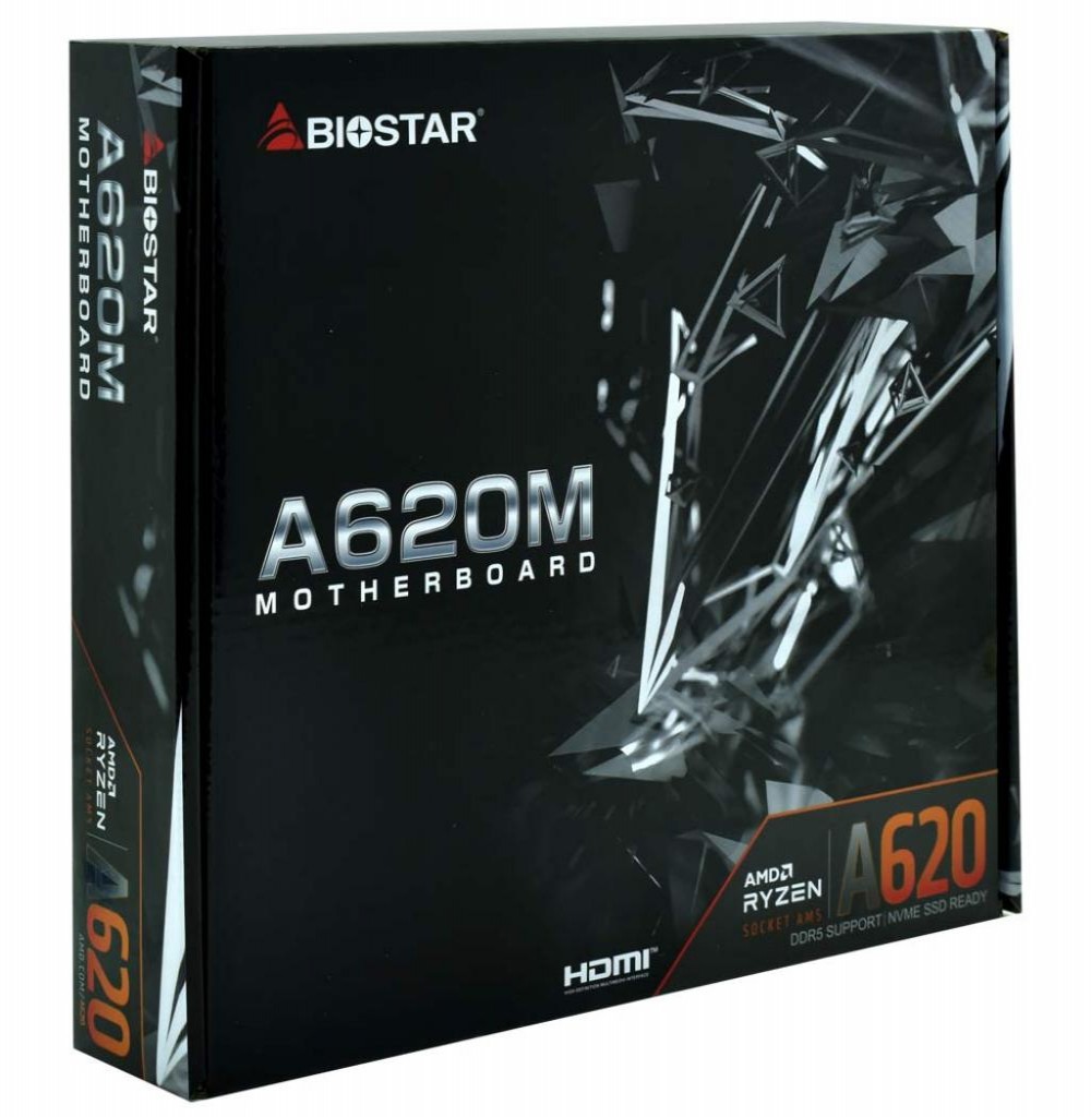 Placa Mãe AMD (AM5) Biostar A620MS DDR5 Placa Mãe AMD (AM5) Biostar A620MS DDR5