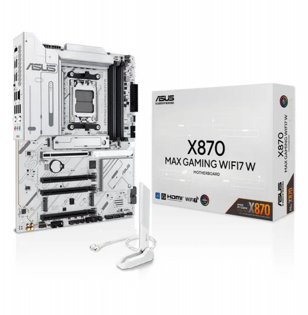 Placa Mãe Amd (Am5) Asus X870 Max Gaming W Wifi7