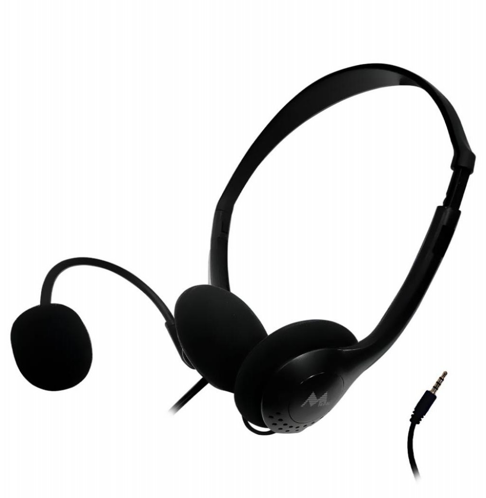 Fone Mtek HS516-U Preto C/Mic. 1Jack 3.5MM