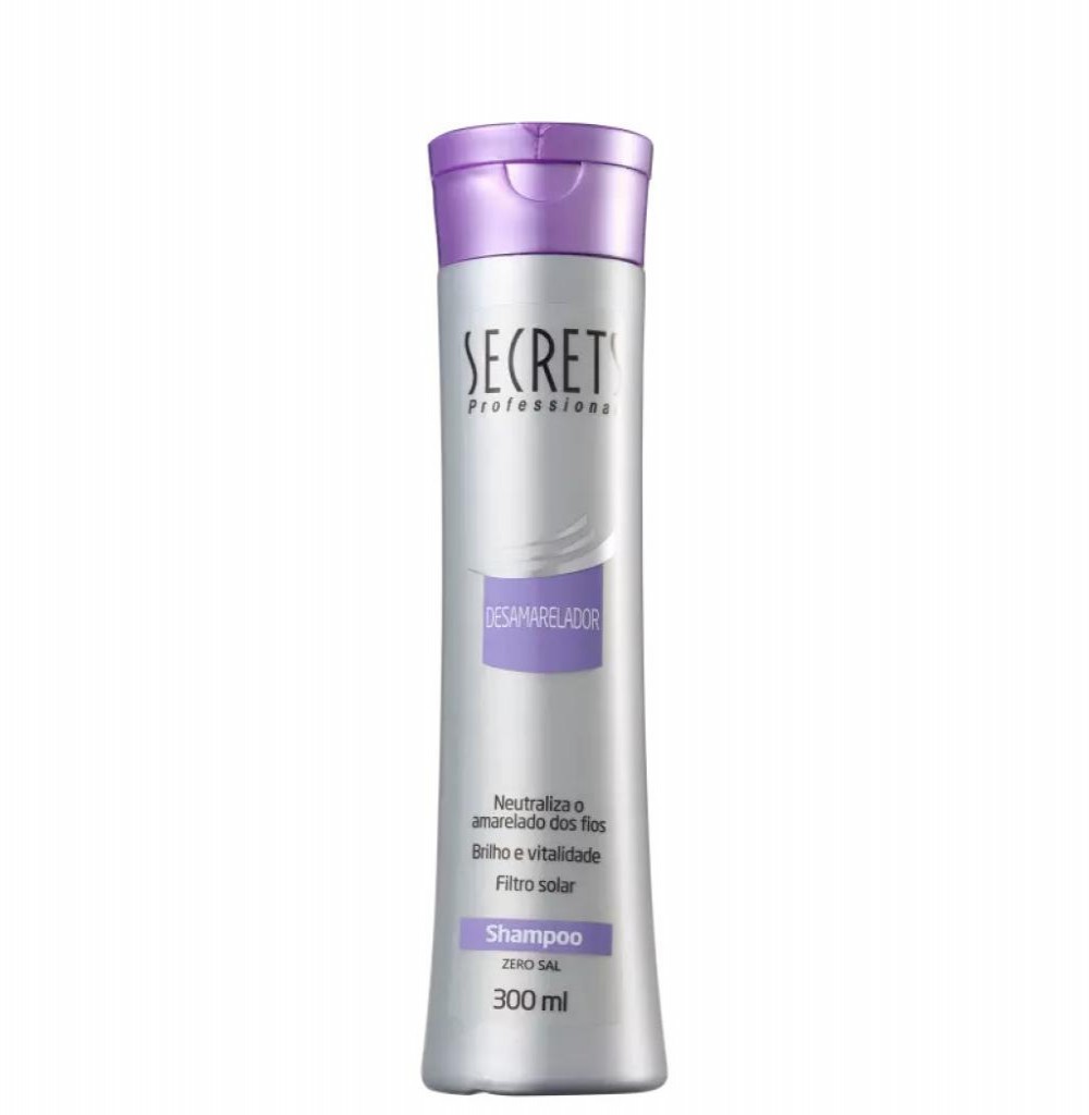 Shampoo Secrets Professional Desamarelador Sem Sal 300ML Shampoo Secrets Professional Desamarelador Sem Sal 300ML