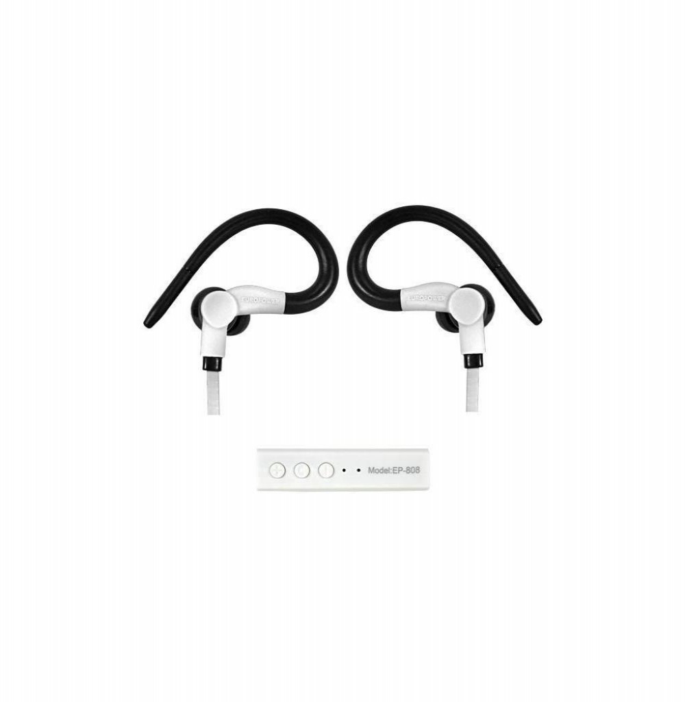 Fone Europower EP808 Sport Bluetooth Branco  Fone Europower EP808 Sport Bluetooth Branco