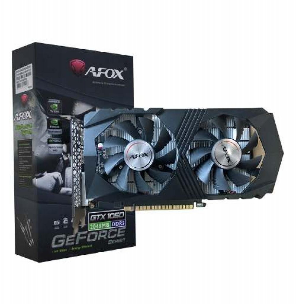 Placa de Vídeo 2GB EXP. GF-GTX1050 Afox DDR5