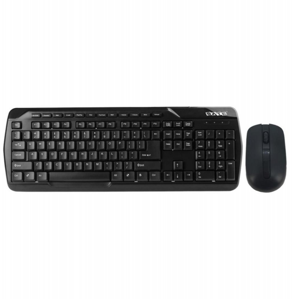 Teclado Satellite AK725G Com Mouse Sem Fio Espanhol USB 