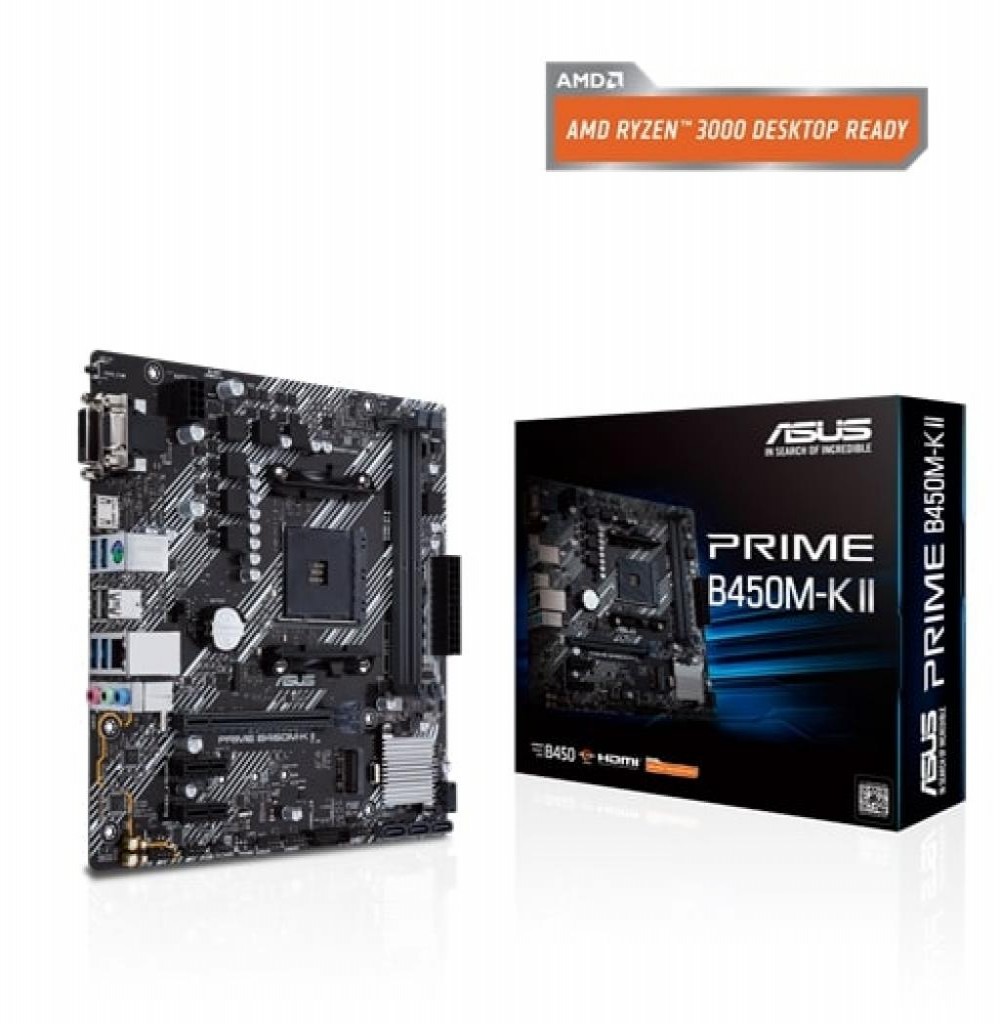 Placa Mãe Asus B450M-K II Prime AMD (AM4) MB