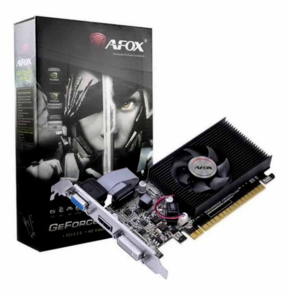 Placa De Vídeo 4gb Exp. Gf-Gt420 Afox Ddr3 128bits