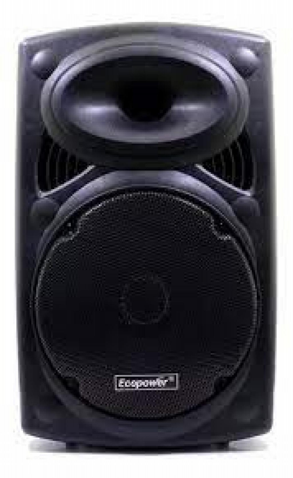 Caixa de Som Ecopower EP-1903 15"/BLU/2MIC. Preto