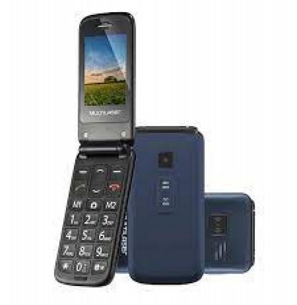 Celular Multilaser Flip Vita P9020 2.4" Azul Anatel