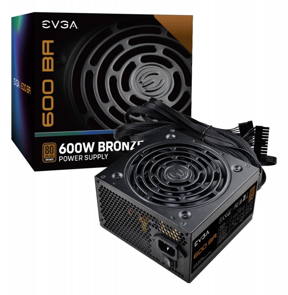 Fonte 600W EVGA BRONZE SERIES 110-BQ-0600-K1