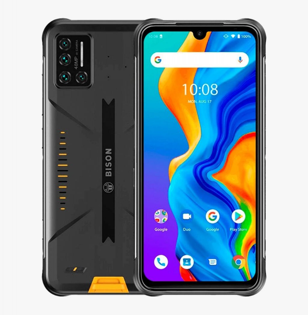 Celular Umidigi Bison 8/128GB LTE Amarelo