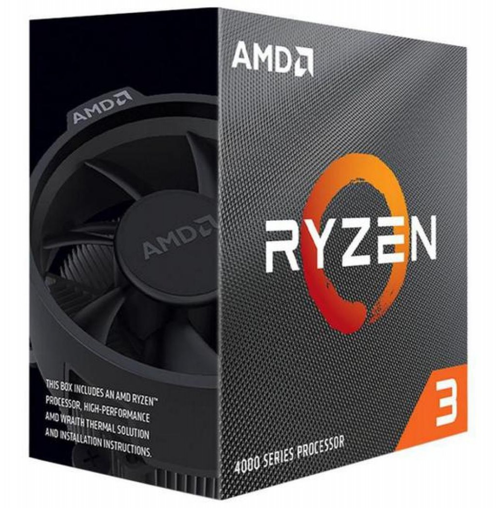 Processador AMD AM4 Ryzen R3-4100 3.8ghz 6mb