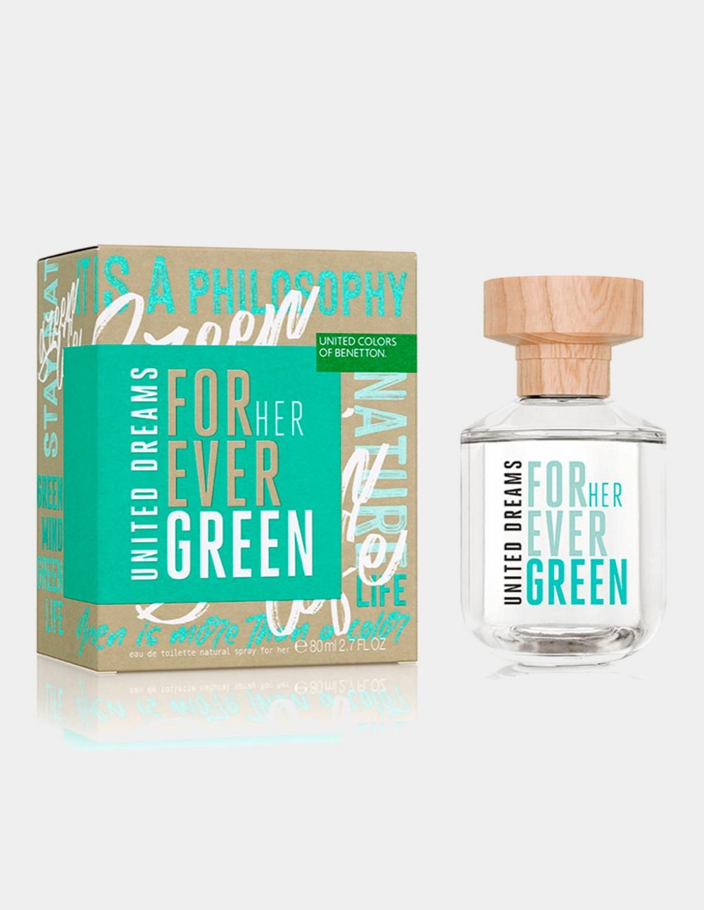 Benetton UD FOREVER GREEN EDT FEM 80ml