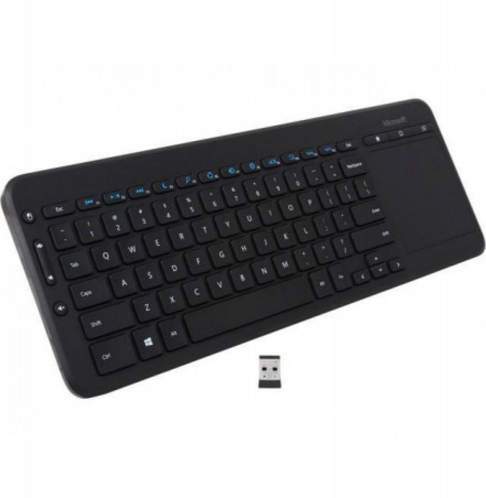 Teclado USB Microsoft All In One Touch Sem Fio N9Z-00001