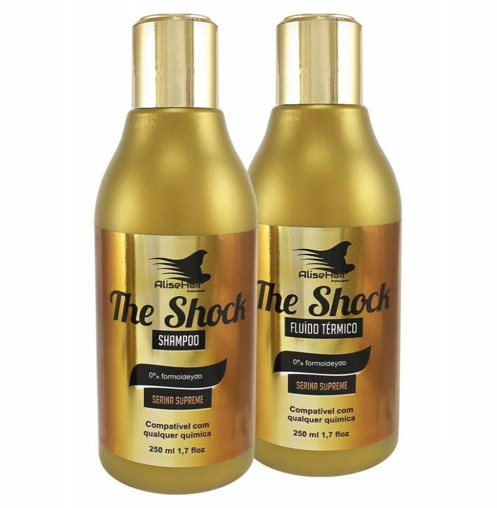 Kit AliseHair Shampoo The Shock Liso Supremo