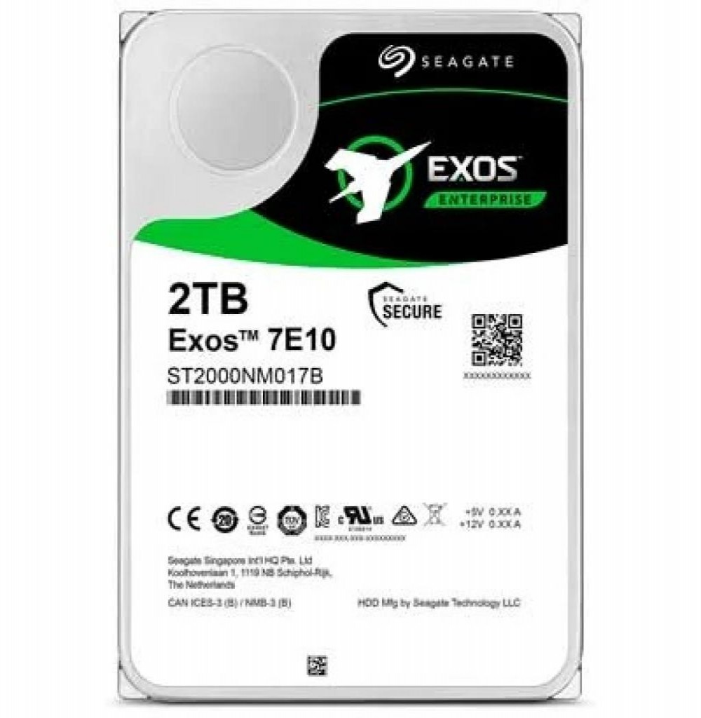 HD SATA3  2TB Seagate Exos 7E10 512E/4KN (ST2000NM017B)