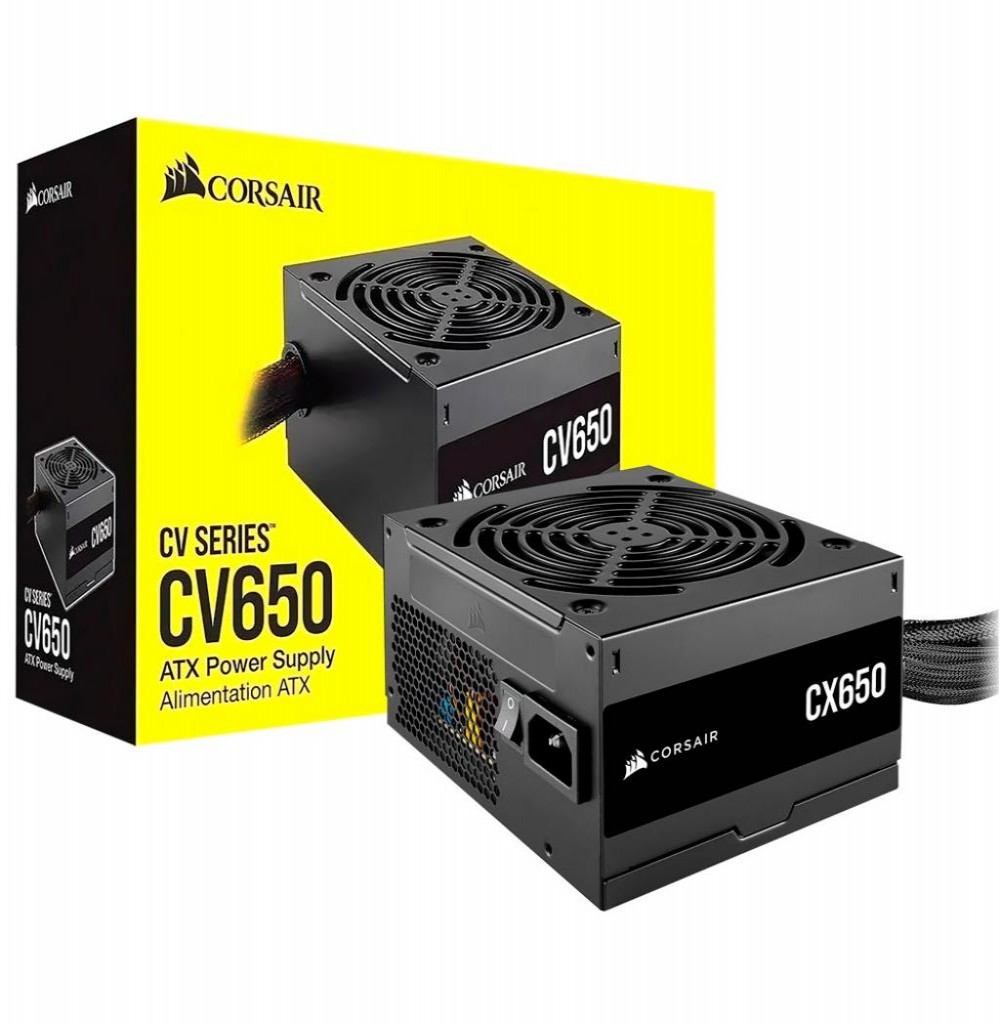 Fonte 650w Corsair CX650 80plus Bronze  (CP-9020278-BR)