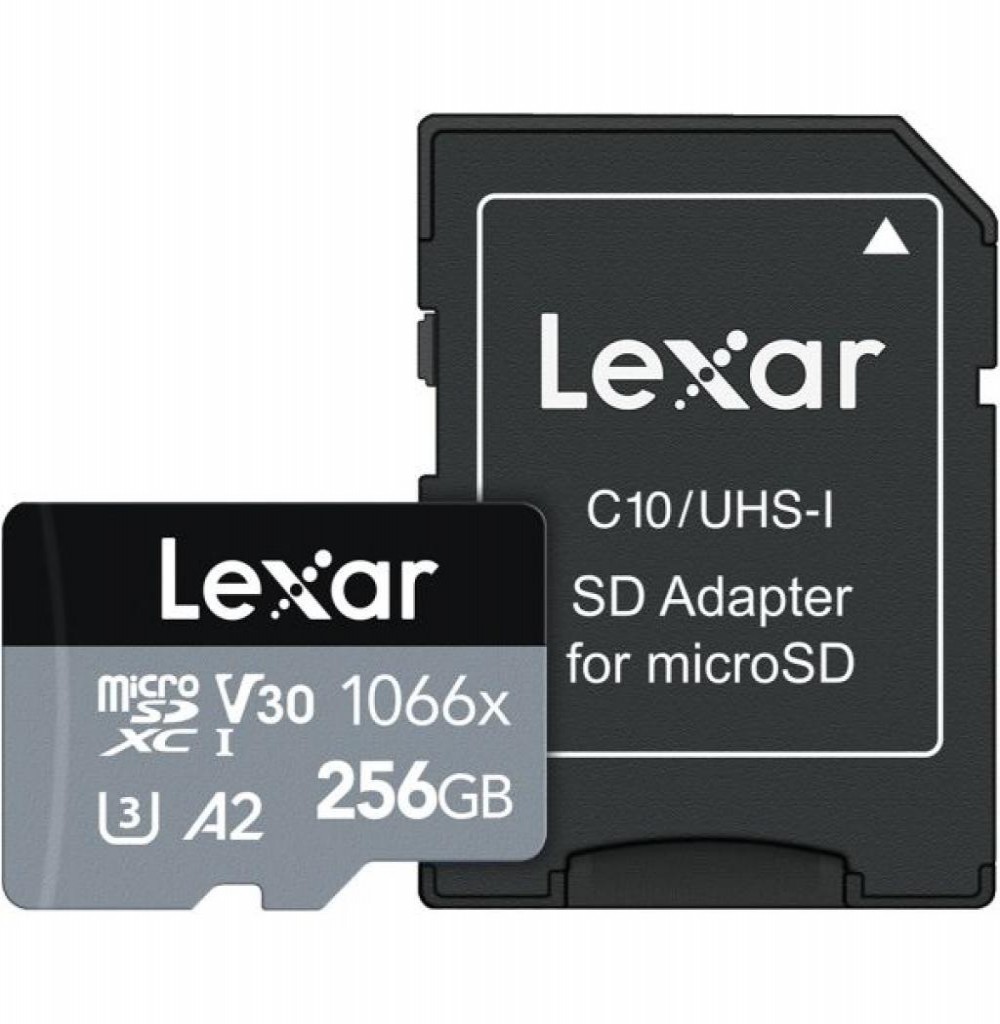 Cartão de Memória SD Micro 256GB Lexar Professional 1066X (LMS1066256G)